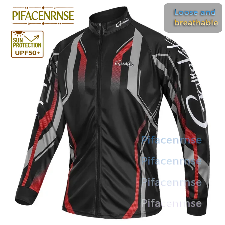 Hunting Outdoor Wear - Herren Langarm Outdoor-Sportshirt Anti-UV Atmungsaktive Angelkleidung