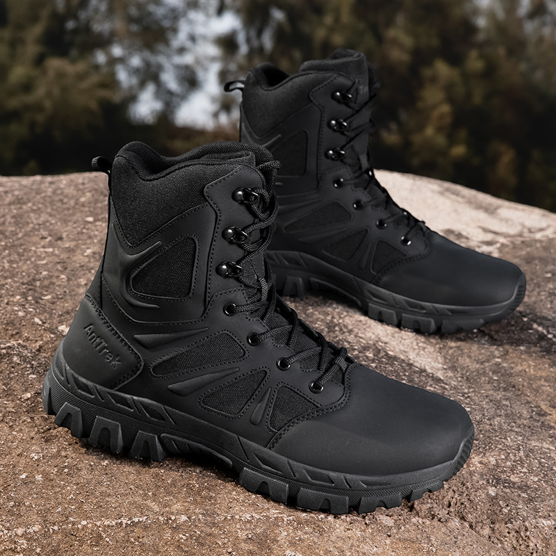 Hunting Outdoor Boots - Herren-Armeestiefel, wasserdicht, Sicherheitsarbeitsschuhe, taktische Stiefel für