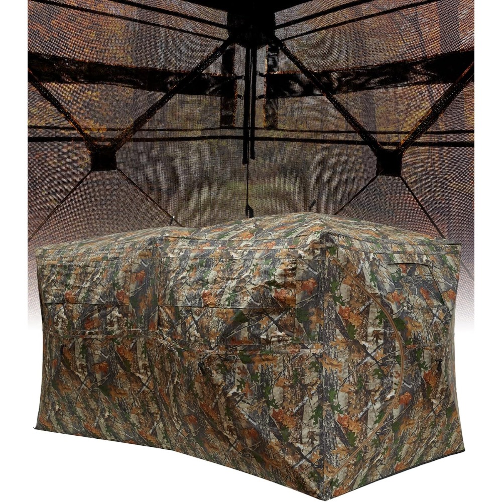 Hunting & Outdoor Supplies Carterton - Pop-Up-Jagdversteck mit 270° Sichtfeld ° Durchsichtige