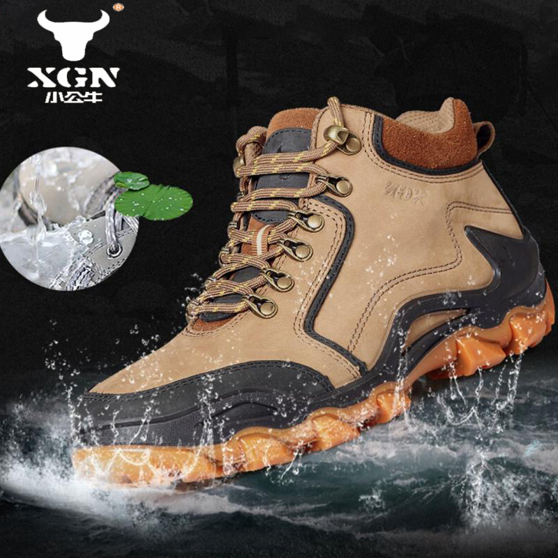 Hunting Outdoor Boots - Xgn Rindsleder Outdoor Wanderschuhe Herren wasserdichte