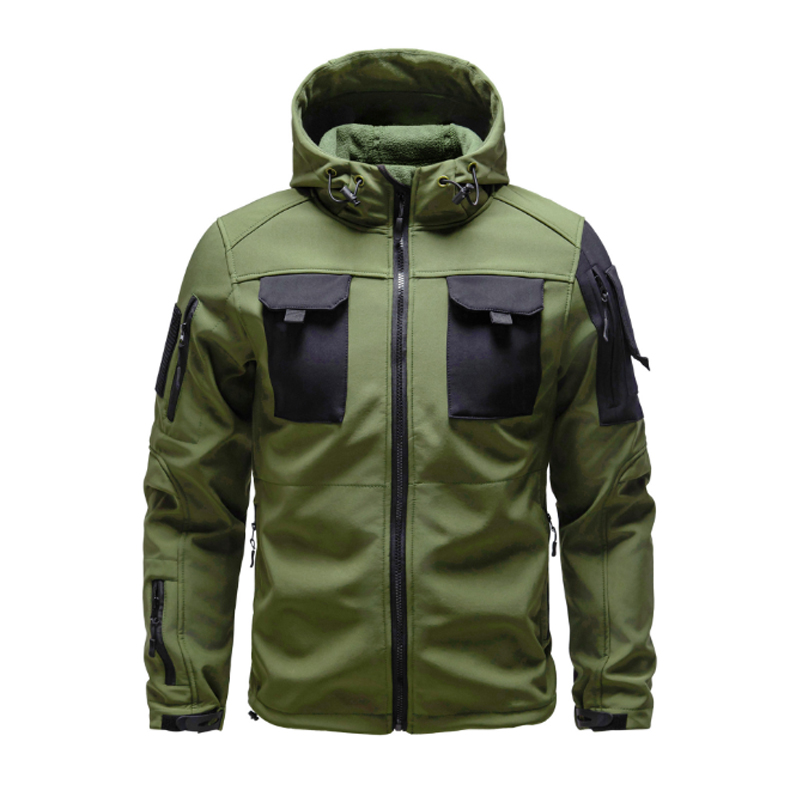Safari Outdoor Hunting Jackets - Herbst Winter Outdoor Herren Fleecejacke Wasserdicht