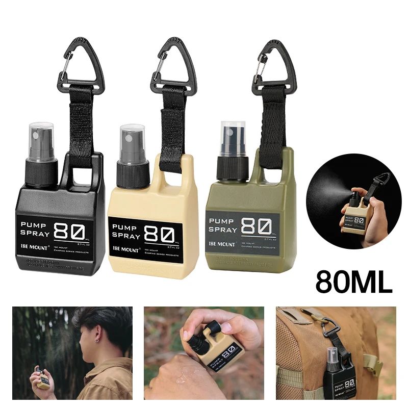 Scent Eliminator Spray - 80 ml Zerstäuberflasche, tragbare Pumpsprühflasche mit
