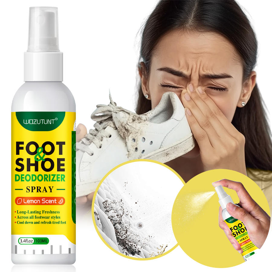 Scent Eliminator Spray - 100 ml Fußschuhe Deodorant Spray Zitrone