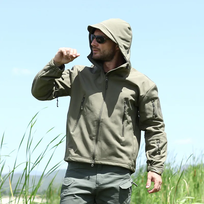 Safari Outdoor Hunting Jackets - 2025, nicht im Set Winter-Softshell-Jacken, taktische