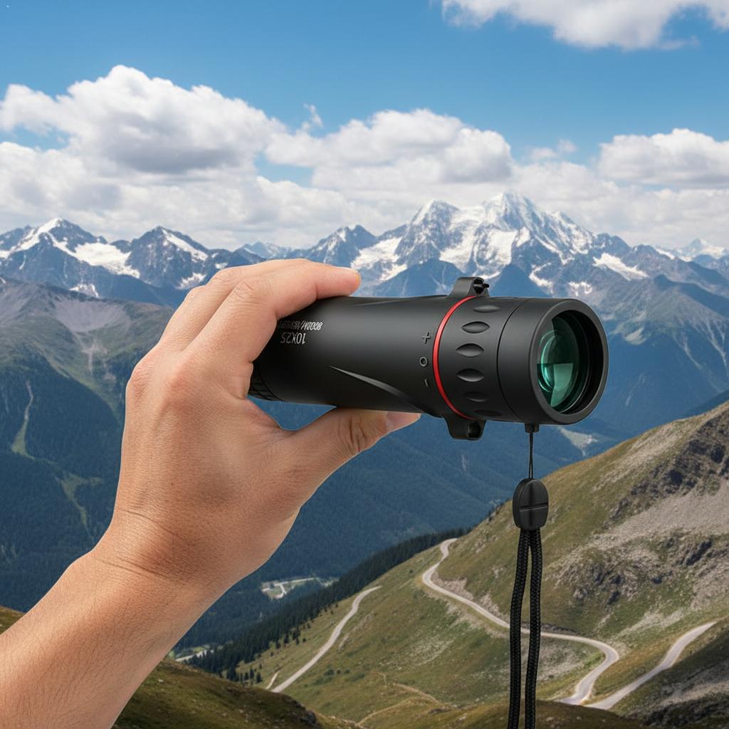 Monocular Night Vision - Tragbares Hochleistungs-Monokular-Teleskop mit Nachtsicht bei schwachem