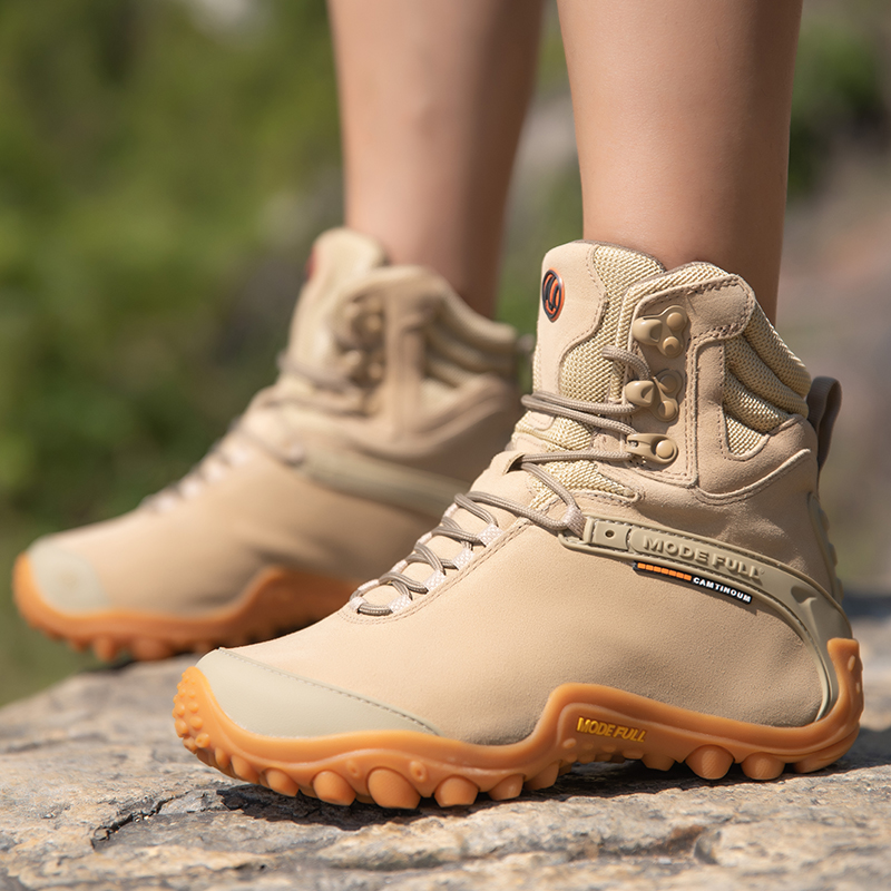 Hunting Outdoor Boots - Kuh Leder Männer Winter Wandern Stiefel