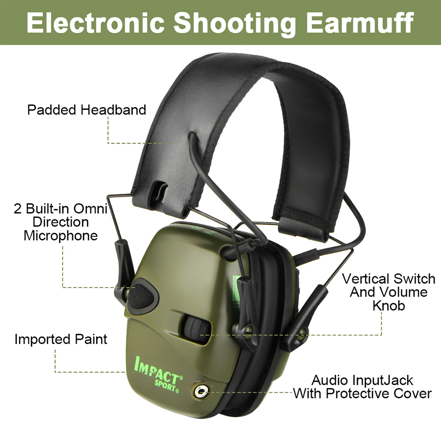 Ohrenschützer, aktive Kopfhöre – Shooting Ear Muff Bewertung und Preis