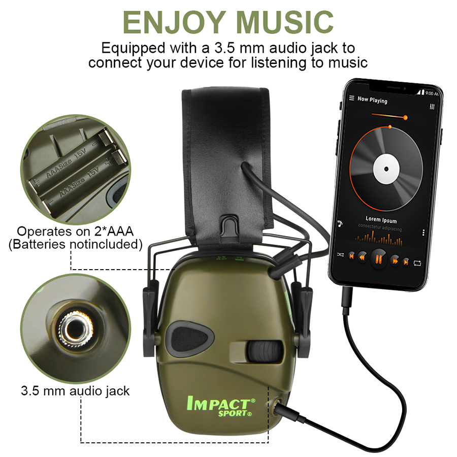 Ohrenschützer, aktive Kopfhöre – Shooting Ear Muff Bewertung und Preis