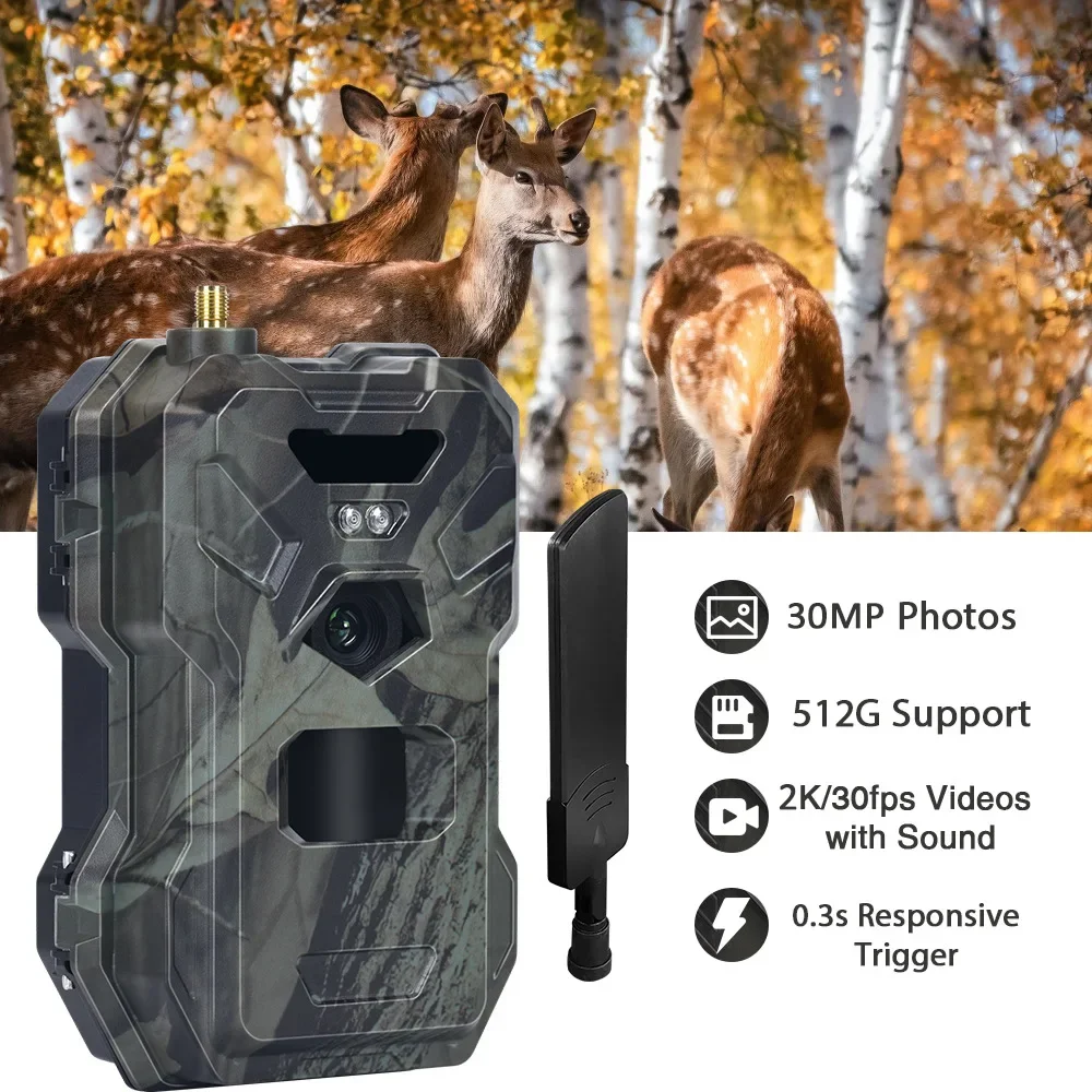 HC-880Pro 4G 30MP HD 2K Nachts – Outdoor Hunting Camera Wireless Bewertung und Preis