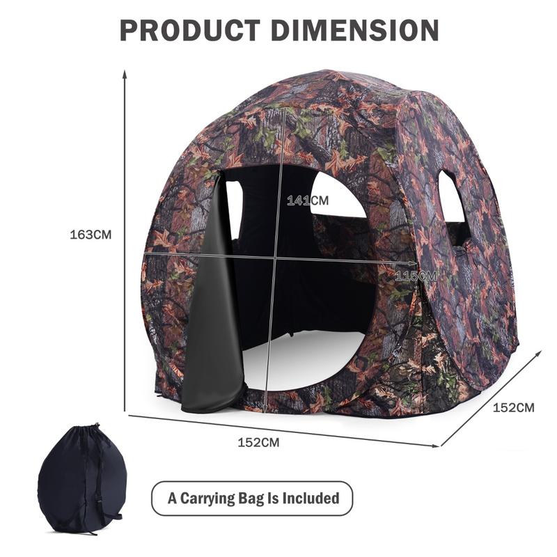 3-Personen Pop-Up Jagdzelt, PU – Hunting & Outdoor Supplies Carterton Bewertung und Preis