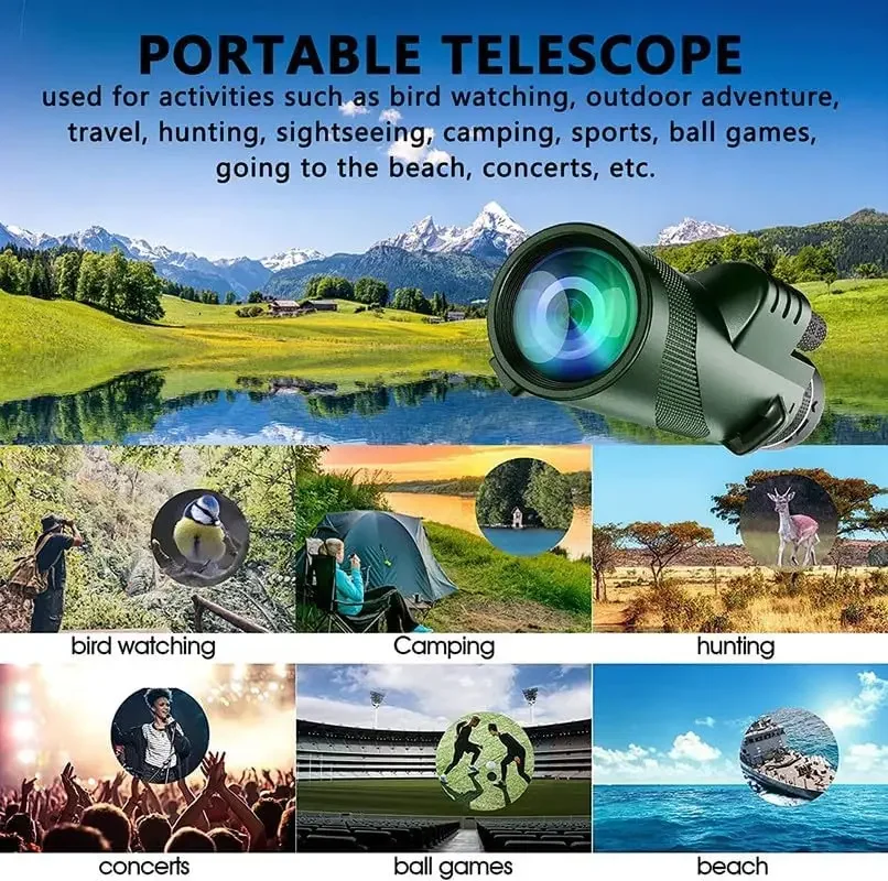 80x100 HD-Monokular für Smartp – Monocular Night Vision Bewertung und Preis