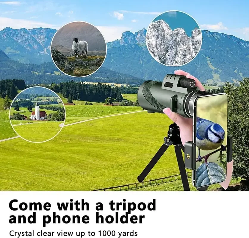 80x100 HD-Monokular für Smartp – Monocular Night Vision Bewertung und Preis