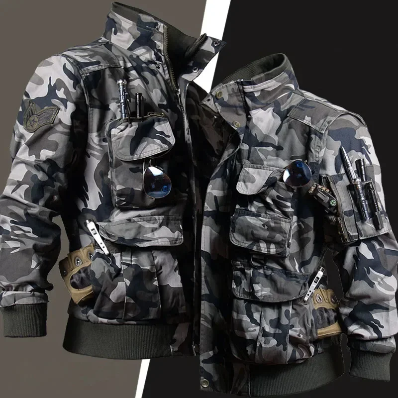 Herren Tarnset Multi Pocket ta – Safari Outdoor Hunting Jackets Bewertung und Preis