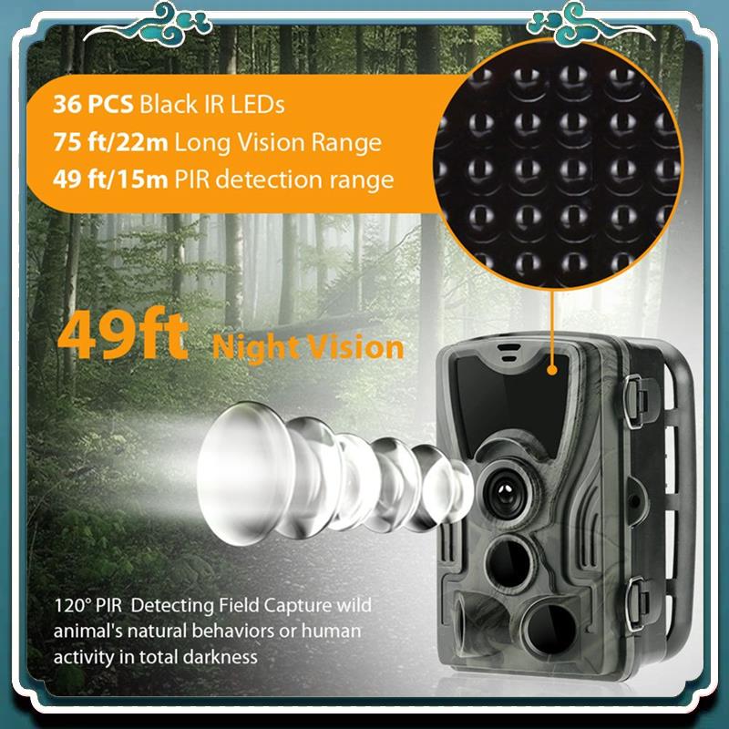 Wildtier-Jagdkamera HC-801A 4K – Outdoor Hunting Camera Wireless Bewertung und Preis